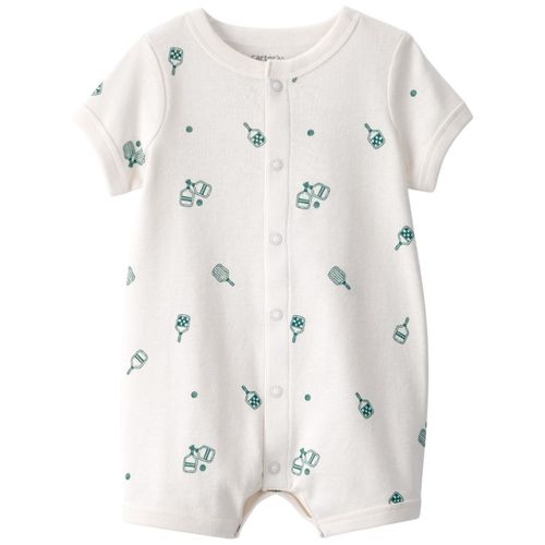 Romper blanco con estampado para bebé niño