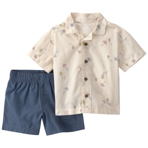 Conjunto de 2 piezas bicolor para bebe niño